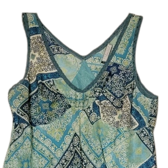 Twin-Set Simona Barbieri Silk Baby Doll Y2k Lace Sleeveless Maxi Dress Vintage - Picture 3 of 11